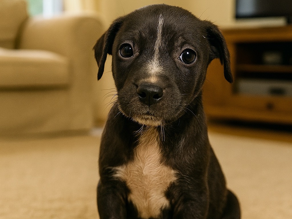 Adozione cane, maschio, Pitbull Razza sconosciuta, 1 mesi, taglia media, Roma