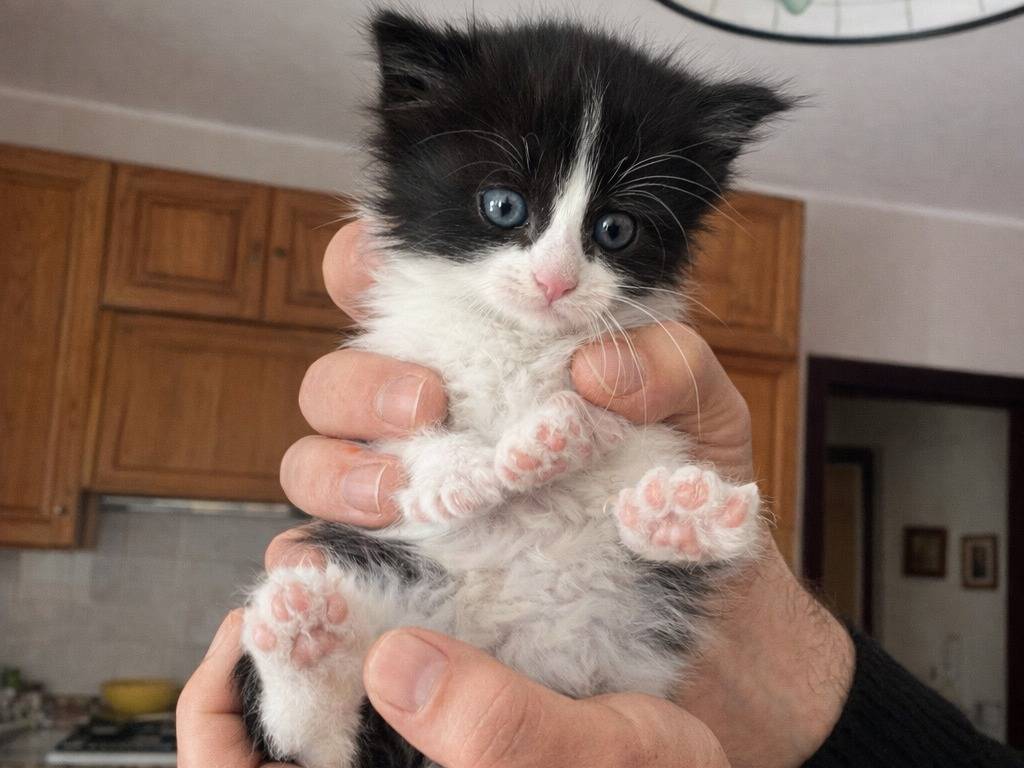 Adotta un gatto, maschio, 2 mesi, Catania