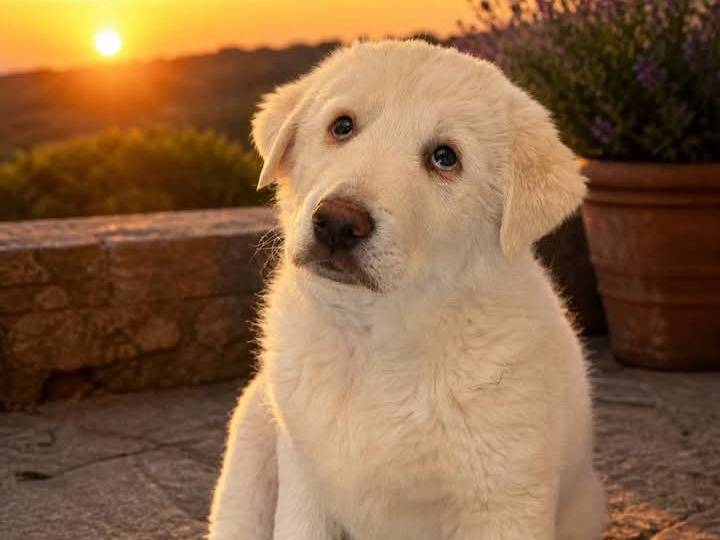 Adozione cane, maschio, Pastore maremmano Pastore maremmano, 2 mesi, taglia grande, Siracusa