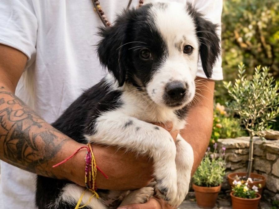 Adozione cane, maschio, Razza sconosciuta Razza sconosciuta, 3 mesi, taglia media contenuta, Frosinone