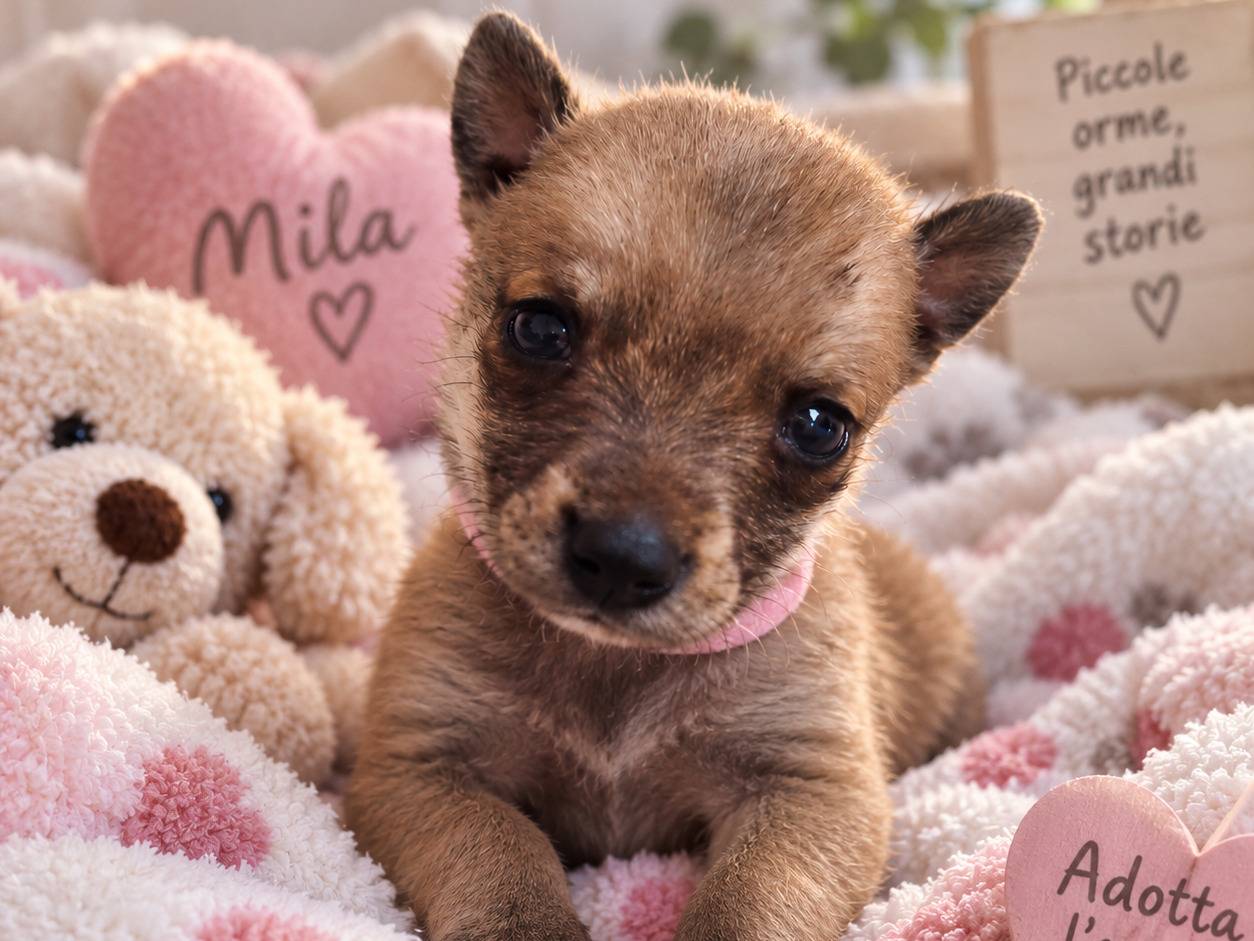 Adotta un cane, femmina, 2 mesi, Avellino